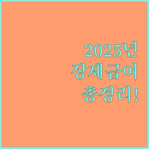 2025년 장제급여 파헤치기: 지원 금액, 신청 절차, Q&A