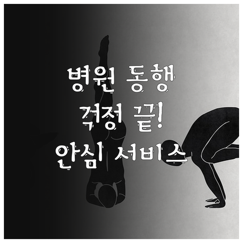 부모님 병원 갈 때, 이제 걱정 마세요! 병원 동행 서비스가 함께합니다