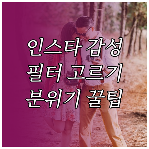 사진 영상 분위기 바꾸는 인스타 필터 선택 요령