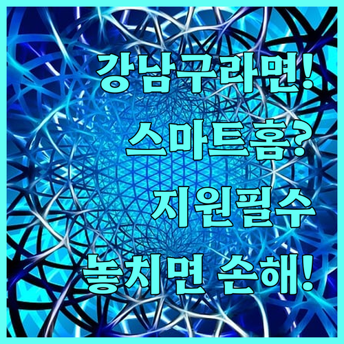 2025년 강남구 스마트홈 지원: 자격 대상과 지원 품목 총정리