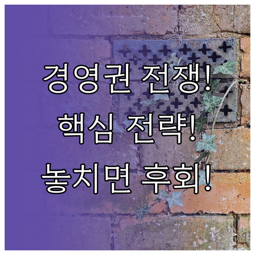 경영권 확보를 위한 공개매수 전략 심층 분석