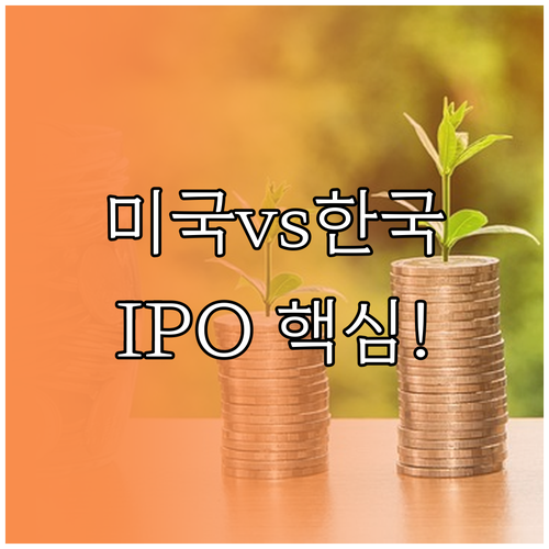 미국 한국 시장 IPO 절차 비교 분석 성공적 글로벌 진출을 위한 선택