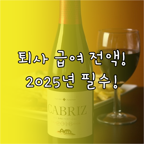 육아휴직 급여 퇴사해도 전액 받는다 2025년 달라진 점