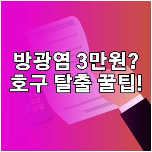 방광염 항생제 처방 비용 3만원 초과 시 점검 사항