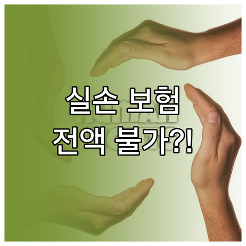 백내장 수술비 왜 전액 보장 안될까 실손 입원 통원 기준 분석