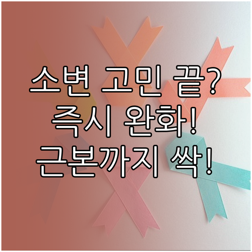 전립선비대증 약의 두 가지 핵심 효과: 단기 완화와 근본적 축소