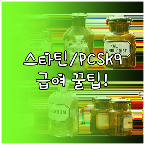 고지혈증 약물 스타틴과 PCSK9 억제제 급여 기준