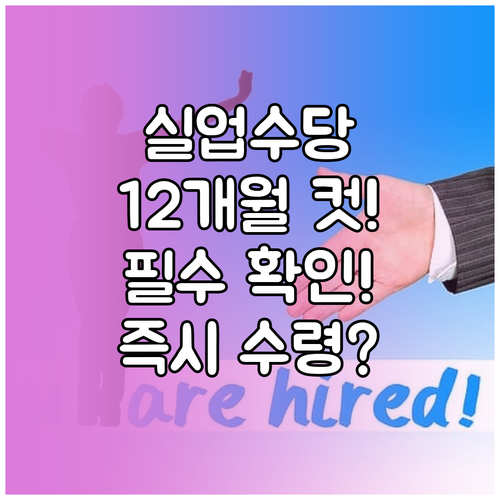 실업급여 12개월 기한 내 수급을 위한 필수 준비 사항
